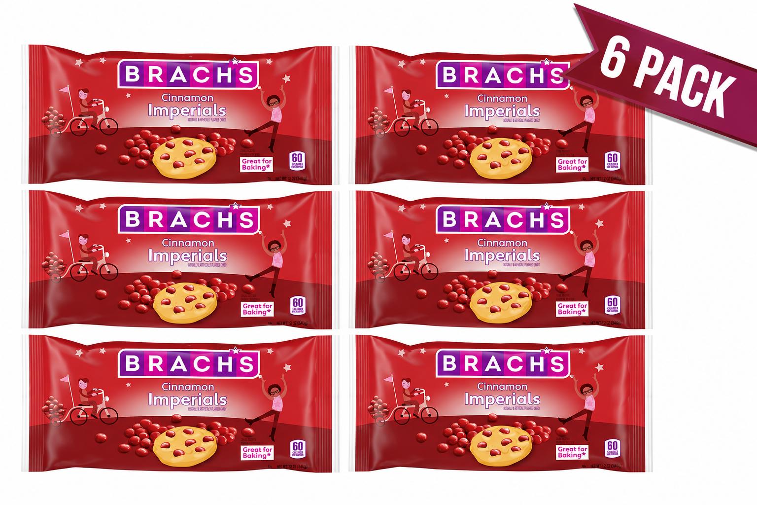 Brach's Cinnamon Imperials Candy, 12 oz, 6-Pack - Brach's