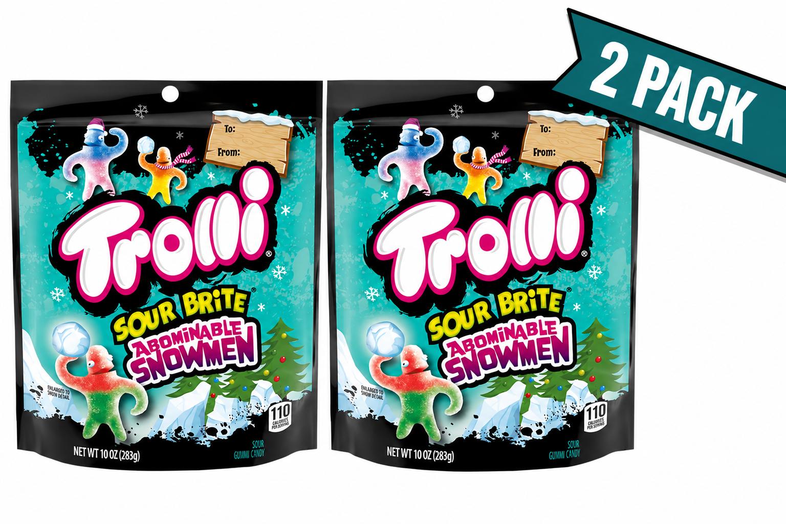 Trolli Holiday Abominable Snowmen Gummy Candy, 10 oz, 2-Pack - Trolli