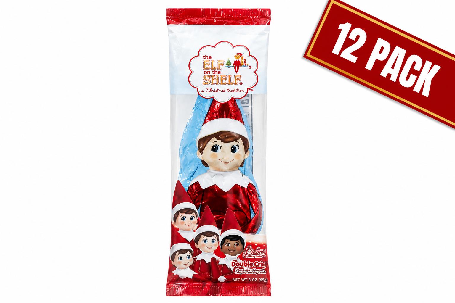 Palmer The Elf on the Shelf Double Crisp Chocolate, 3 oz, 12-Pack - Palmer