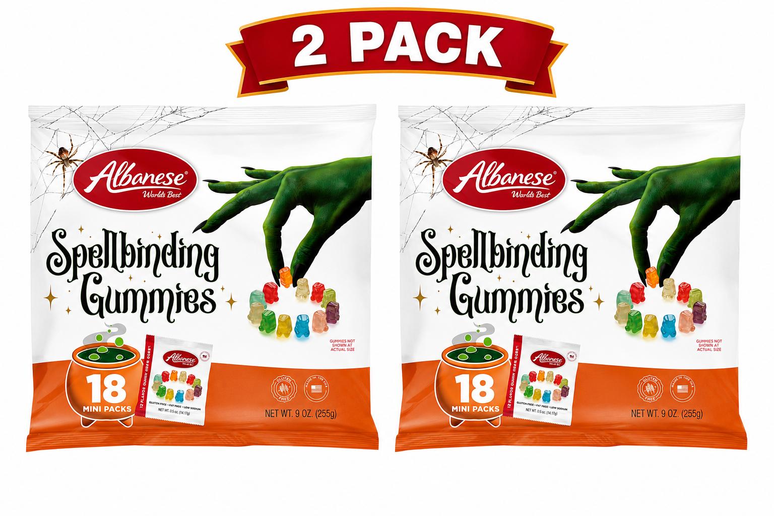 Albanese World's Best Spellbinding Gummies, 18 Count, 2 Pack