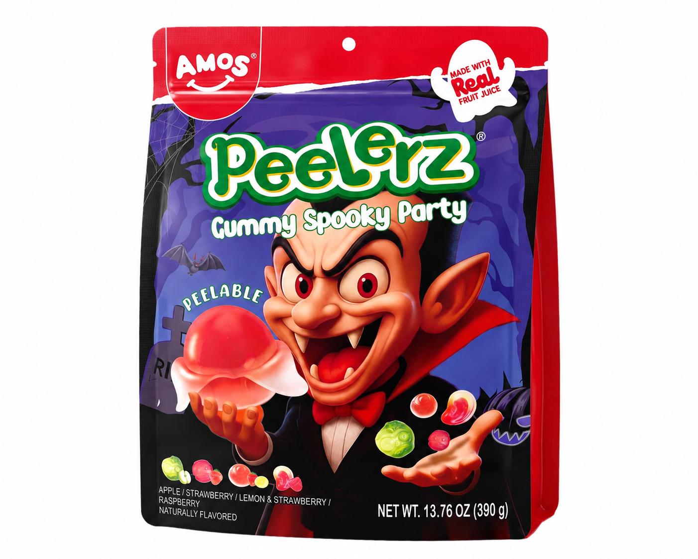 AMOS Peelerz Spooky Gummy Variety Bag, 13.76 oz