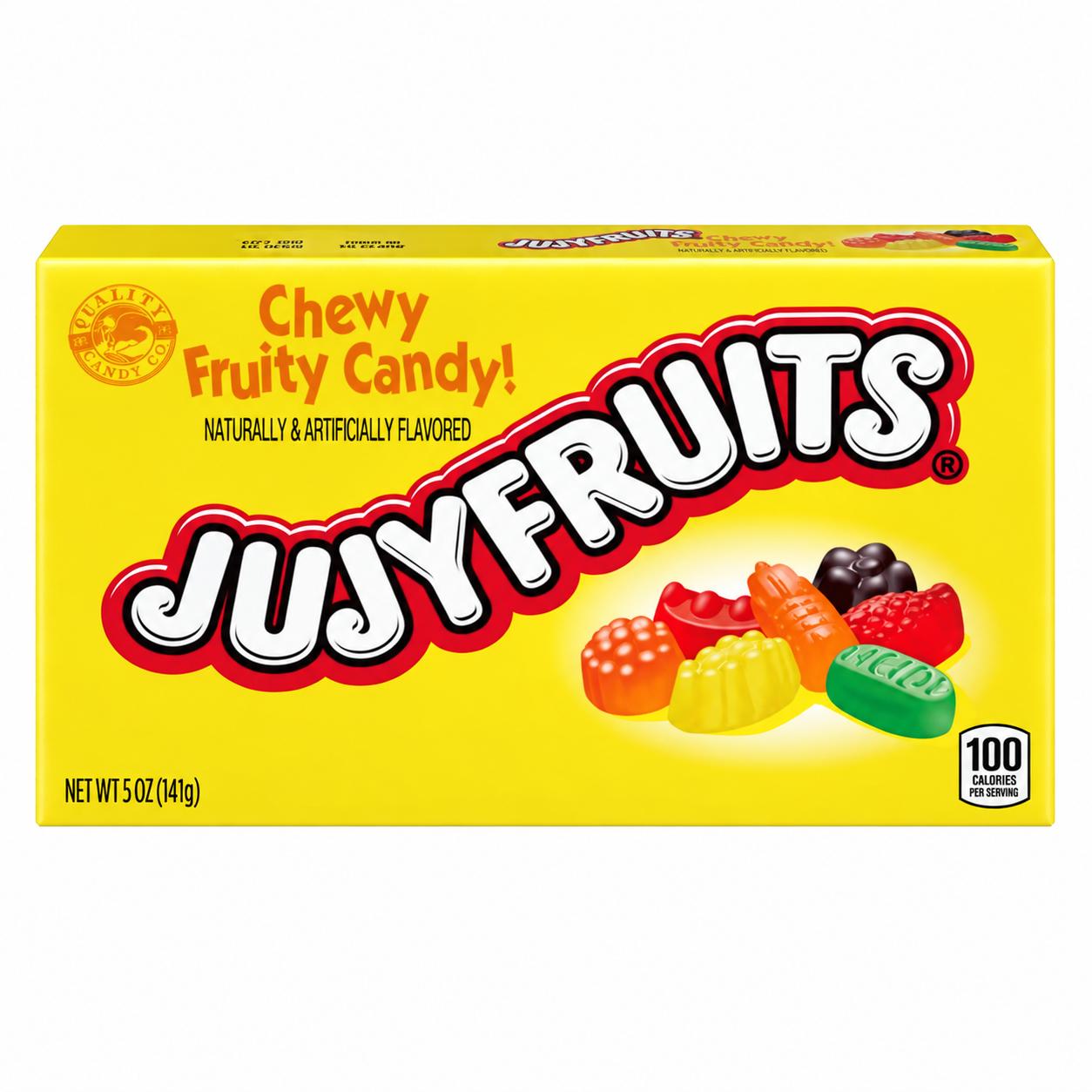 Jujyfruits Assorted Chewy Candy, 5 oz Theater Boxes, 12 Pack