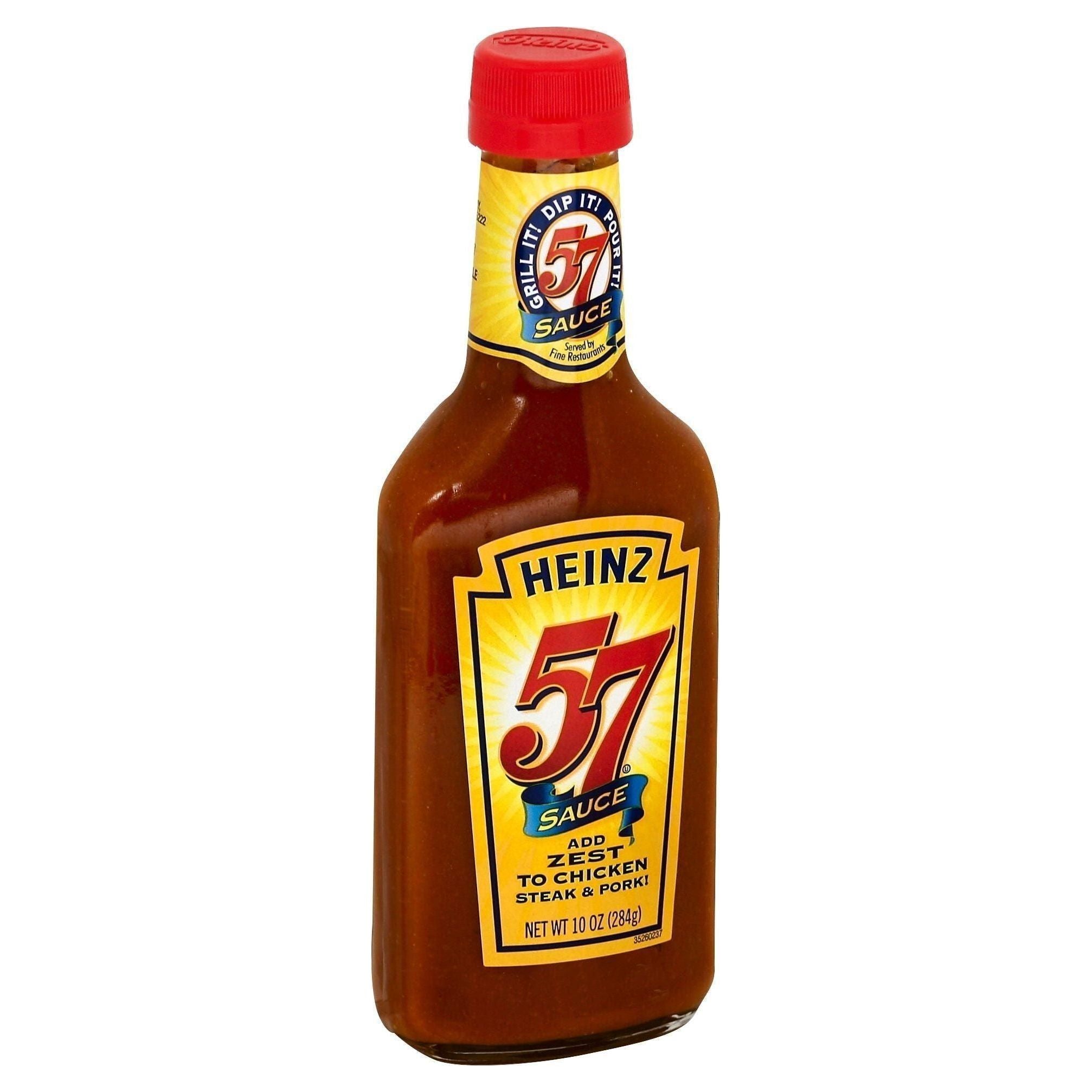 Heinz 57 Steak Sauce Bottle, 10 oz - Case of 12 - Heinz