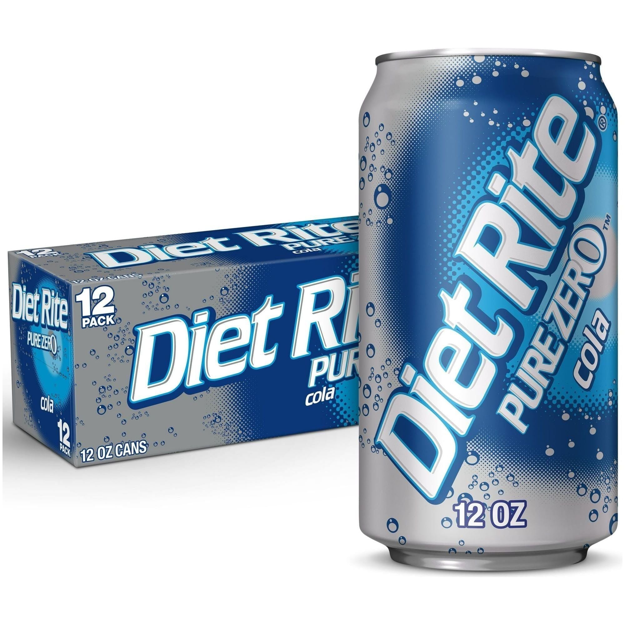 Caffeine-Free Diet Rite Soda, 12 oz Cans - 12 Pack - Diet Rite
