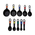Farberware Professional 10 Piece Plastic Measuring Cup and Spoon Set Black - Farberware