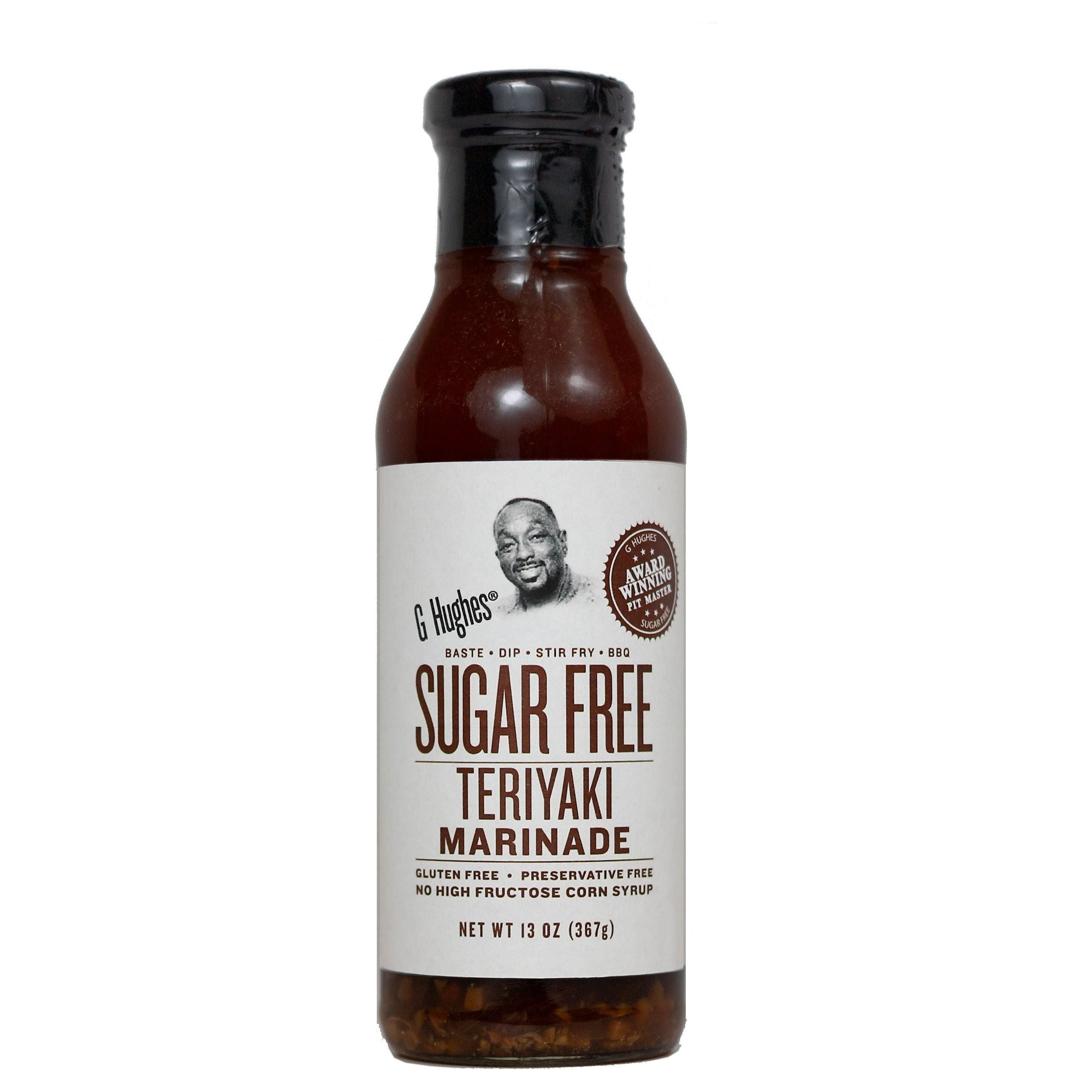 G Hughes Sugar Free Original Teriyaki Sauce 13 oz (3 Pack) - G Hughes Sugar Free