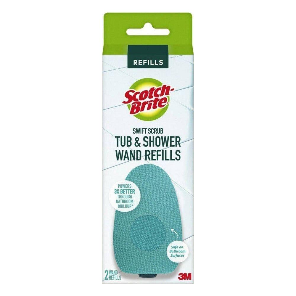 Scotch-Brite 547-WR Swift Scrub Tub & Shower Wand Refills, 2-Pk. - Quantity 1 - Scotch-Brite