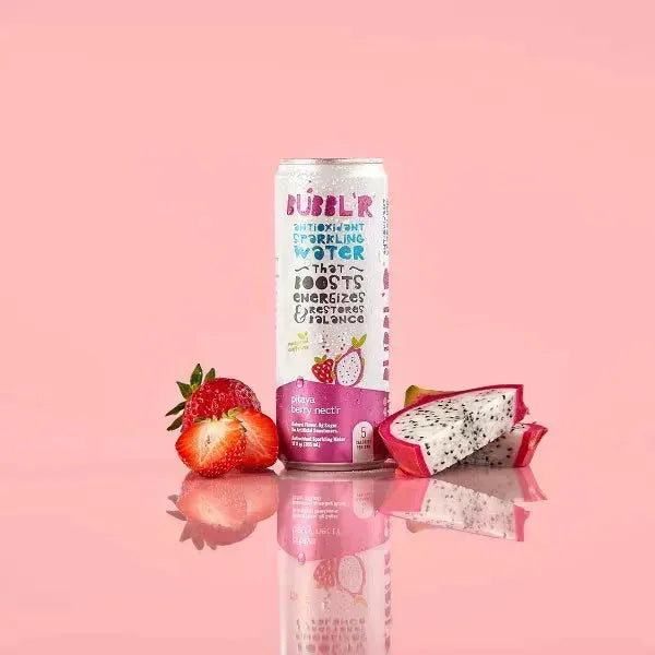 Bubbl'r Dragon Fruit Berry Bliss - 12OZ Can-6PK - Bubbl'r