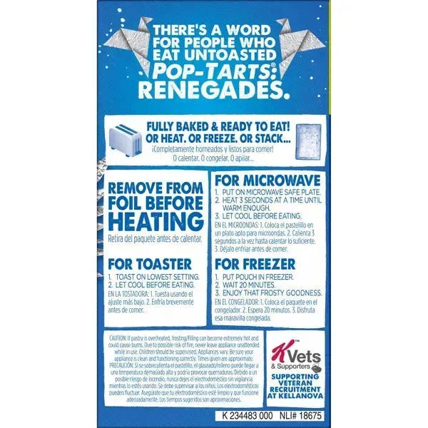 Frosted Cherry Pop Tarts by Kellogg's - Convenient 6 Pack Toaster Pastries, 3.67 oz Each - Kellogg's