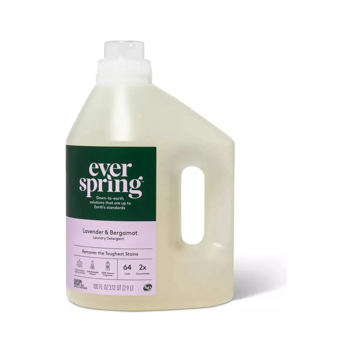 Everspring HE Laundry Detergent, Lavender & Bergamot, 100 fl oz - Everspring