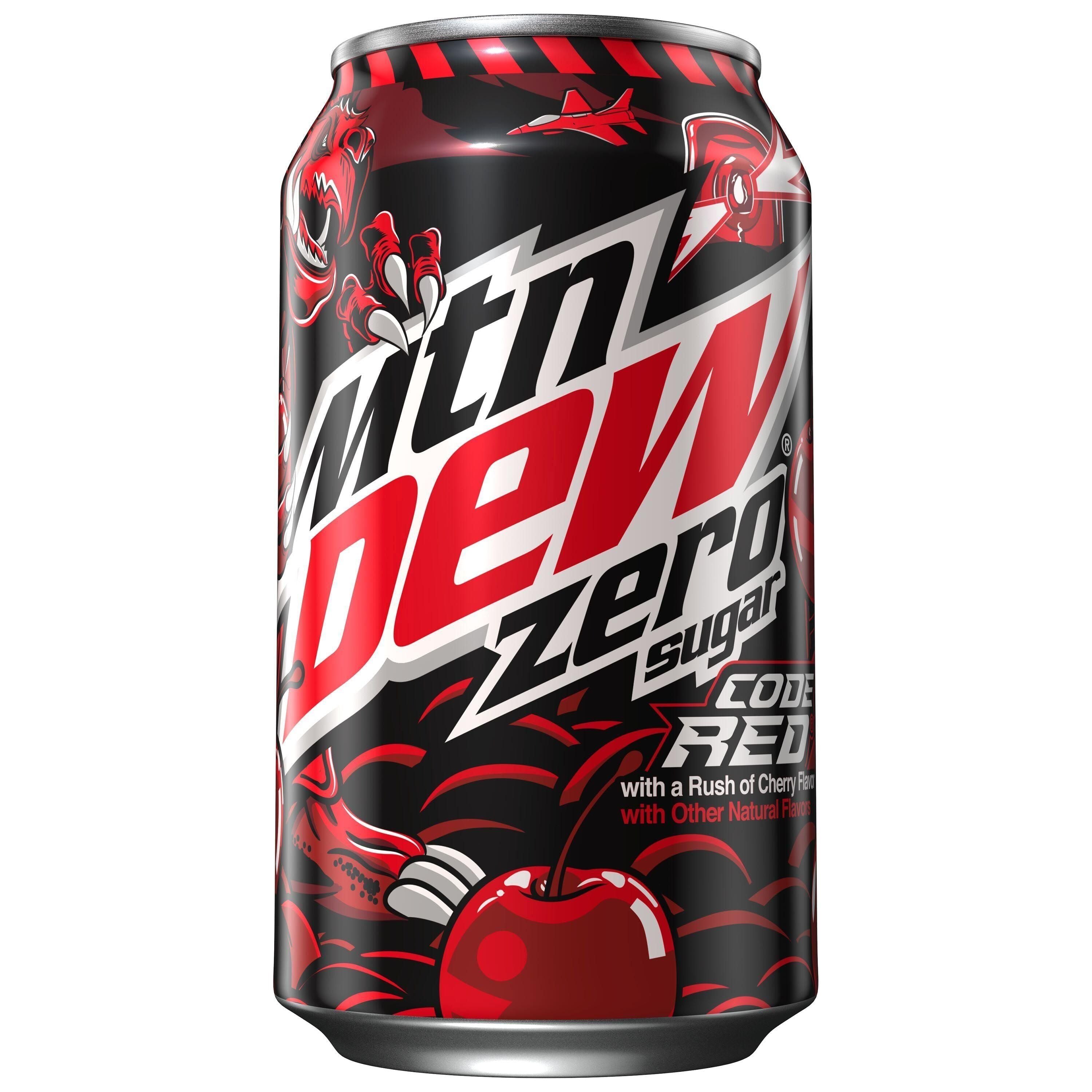 Code Red Zero Label Mountain Dew Code Red Zero Sugar 12-Pack Cans, 12oz – Fresh Finds Market