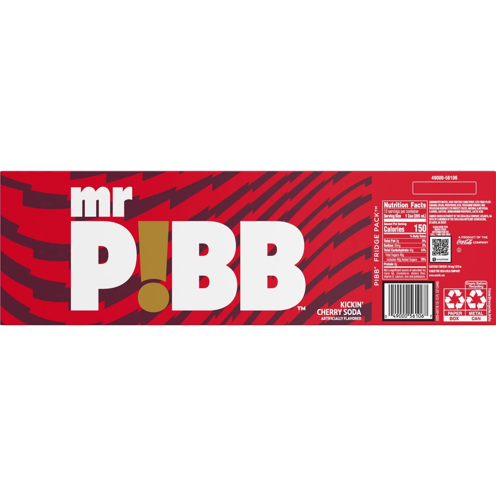 Pibb Xtra Bold Cherry Soda - 24 Pack of 12 oz Cans - Pibb