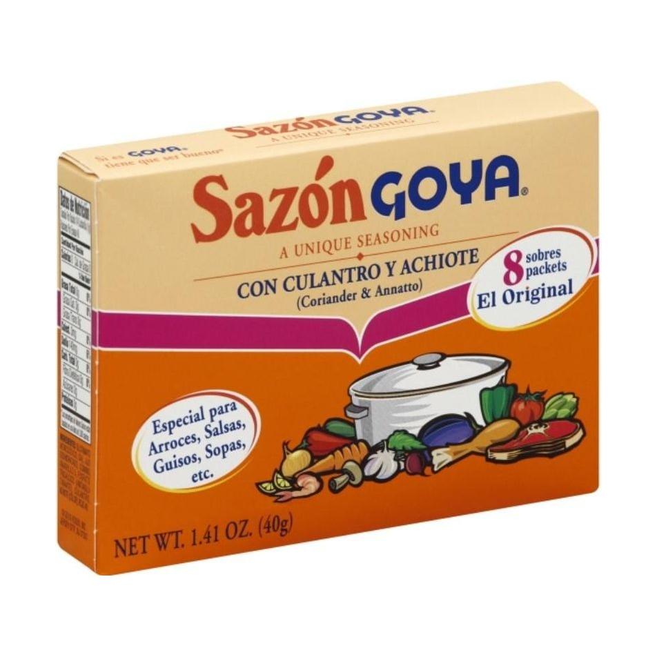 Goya Sazon Culantro y Achiote 1.41 oz (Pack of 36) - Goya