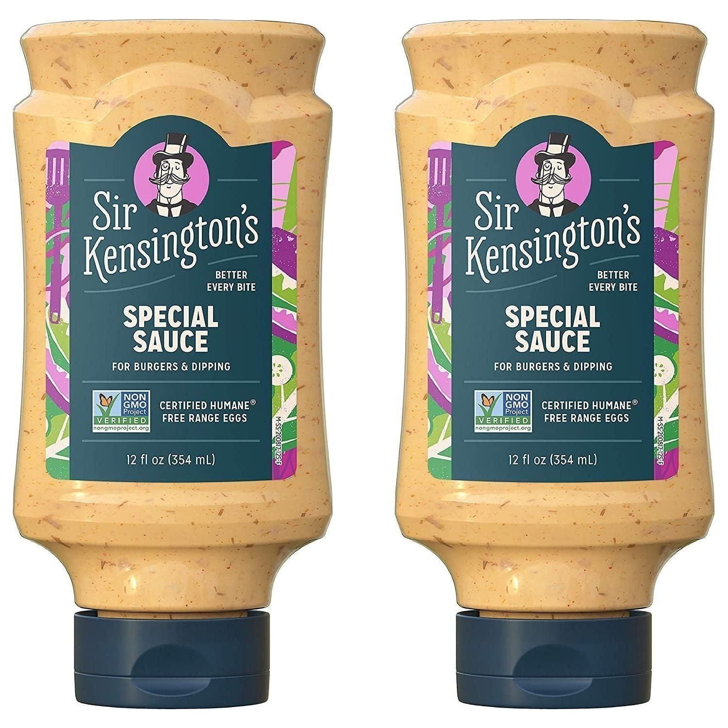 Sir Kensington's Gourmet Mayonnaise Special Sauce 2-Pack - Gluten Free, Non-GMO, Shelf-Stable 12 oz - Sir Kensington's