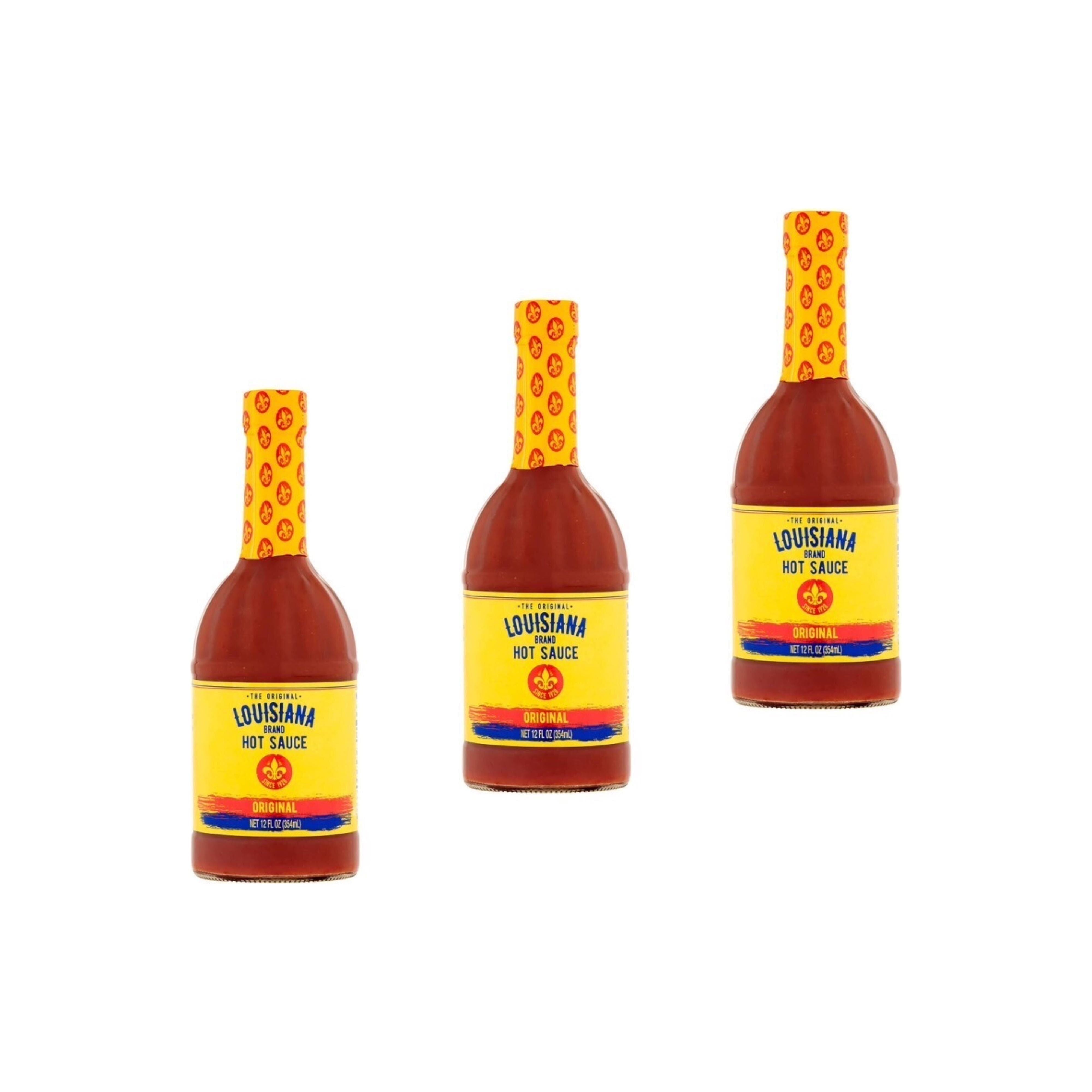 Louisiana Hot Sauce Original - Triple Pack (12 Ounce Bottles) - Louisiana