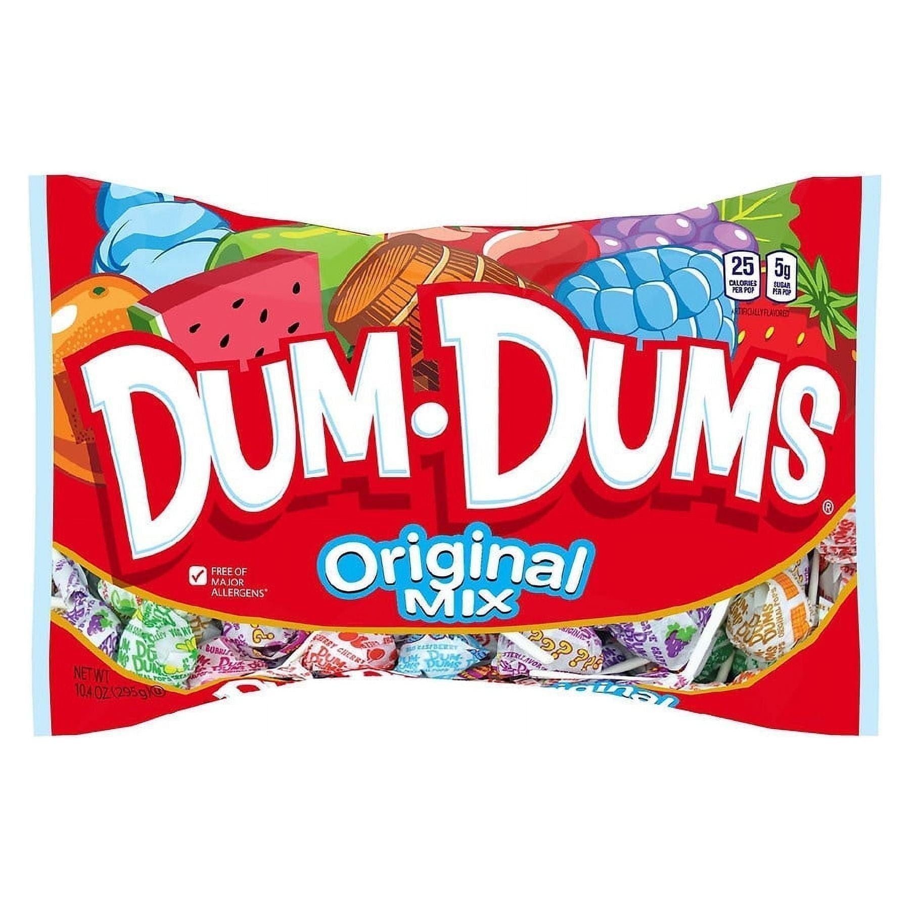 Dum Dums Lollipops Candy 10.4 oz - Dum Dum