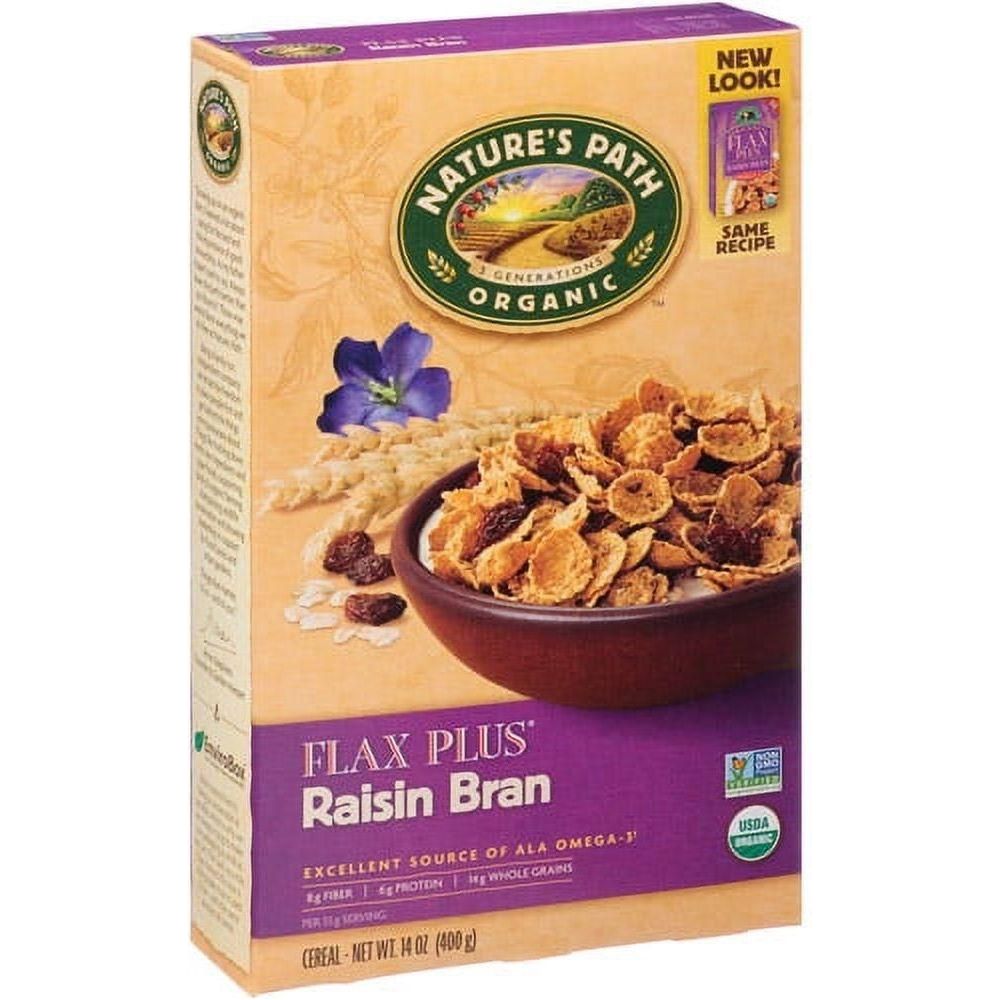 Nature's Path Organic Flax Plus Raisin Bran, 14 oz - Nature's Path