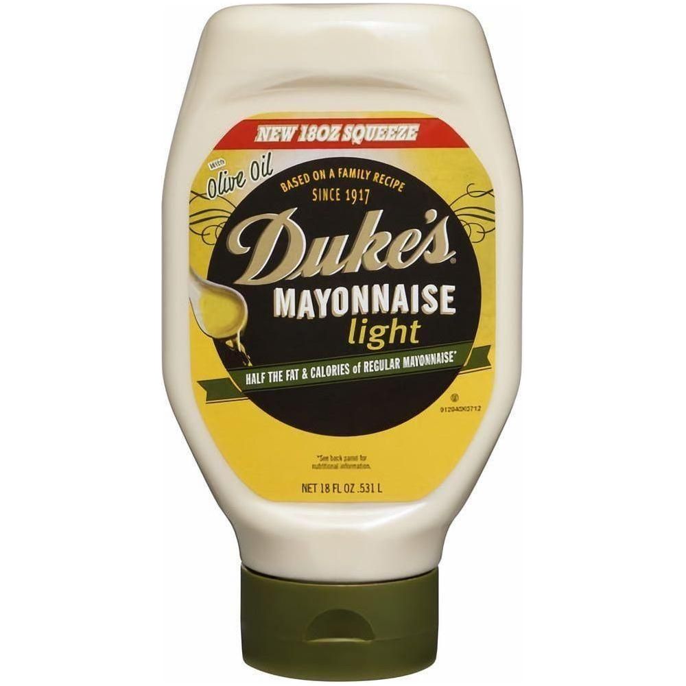Duke's Light Olive Oil Mayonnaise Squeeze Pack - White (Set of 4) - Duke's