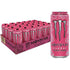 Monster Energy Ultra Rosa, Zero Sugar Energy Drink, 16 oz Cans - Bulk 24 Pack - Monster Energy