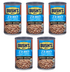 Five Bush's Best Zero Sugar Added Baked Beans cans, 27.5 oz each