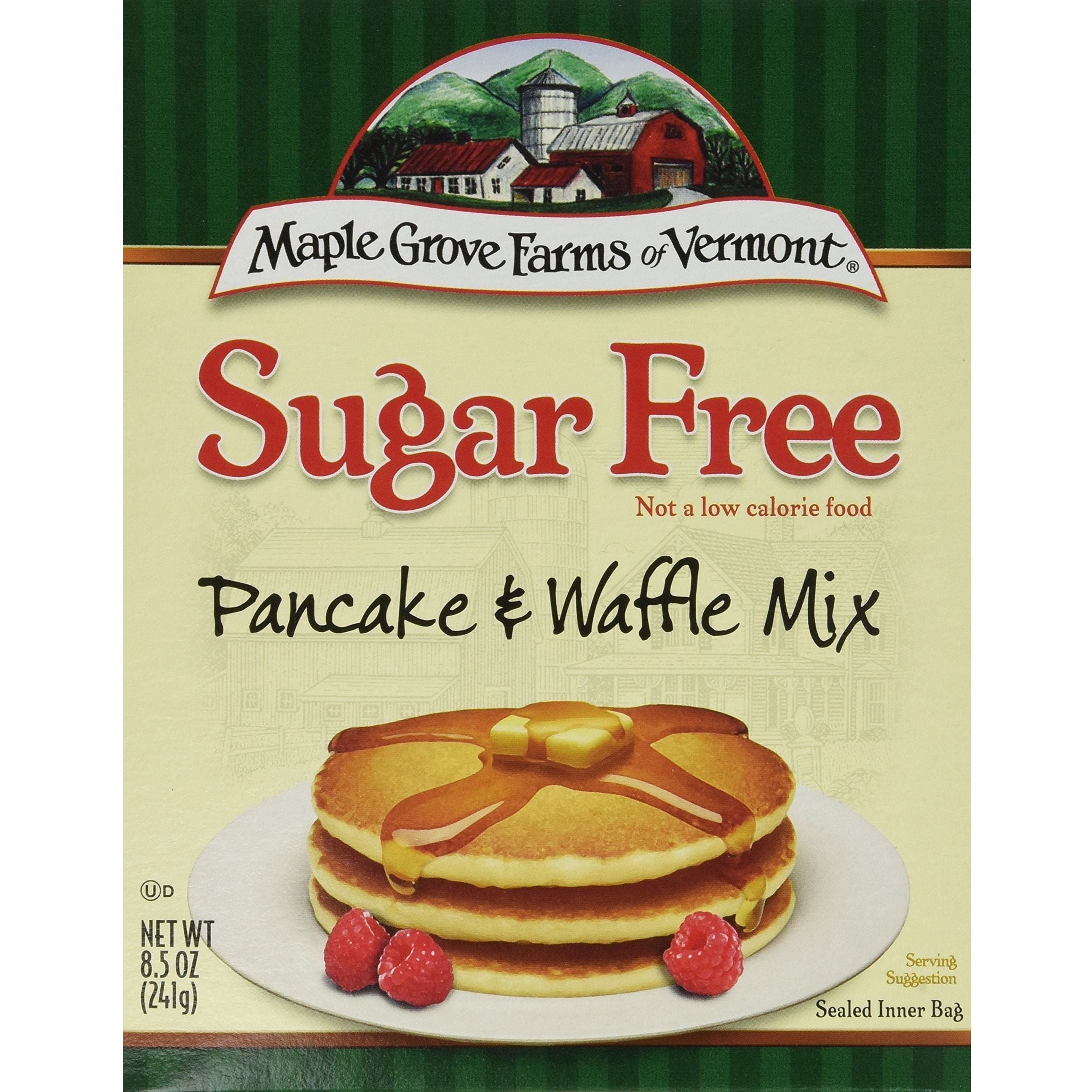 Maple Grove Sugar-Free Pancake Mix 8.5 oz Pack of 8 - Maple Grove Farms
