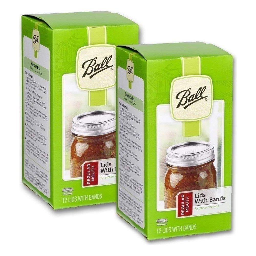 Ball Regular Mouth Lids and Bands - 24 pack - Ball
