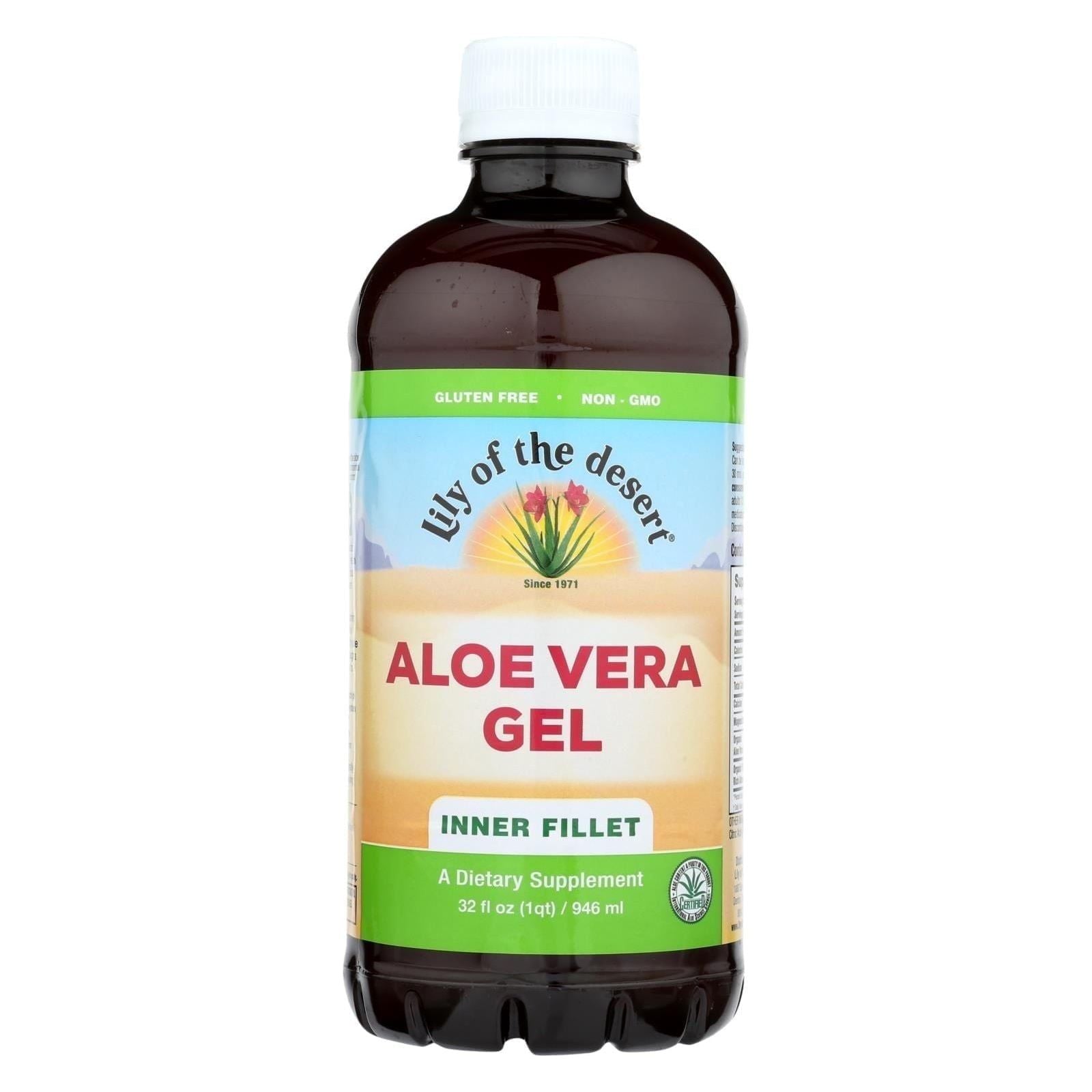 Lily of the Desert Aloe Vera Gel Inner Fillet 32 fl oz Pack of 3 - Lily Of The Desert