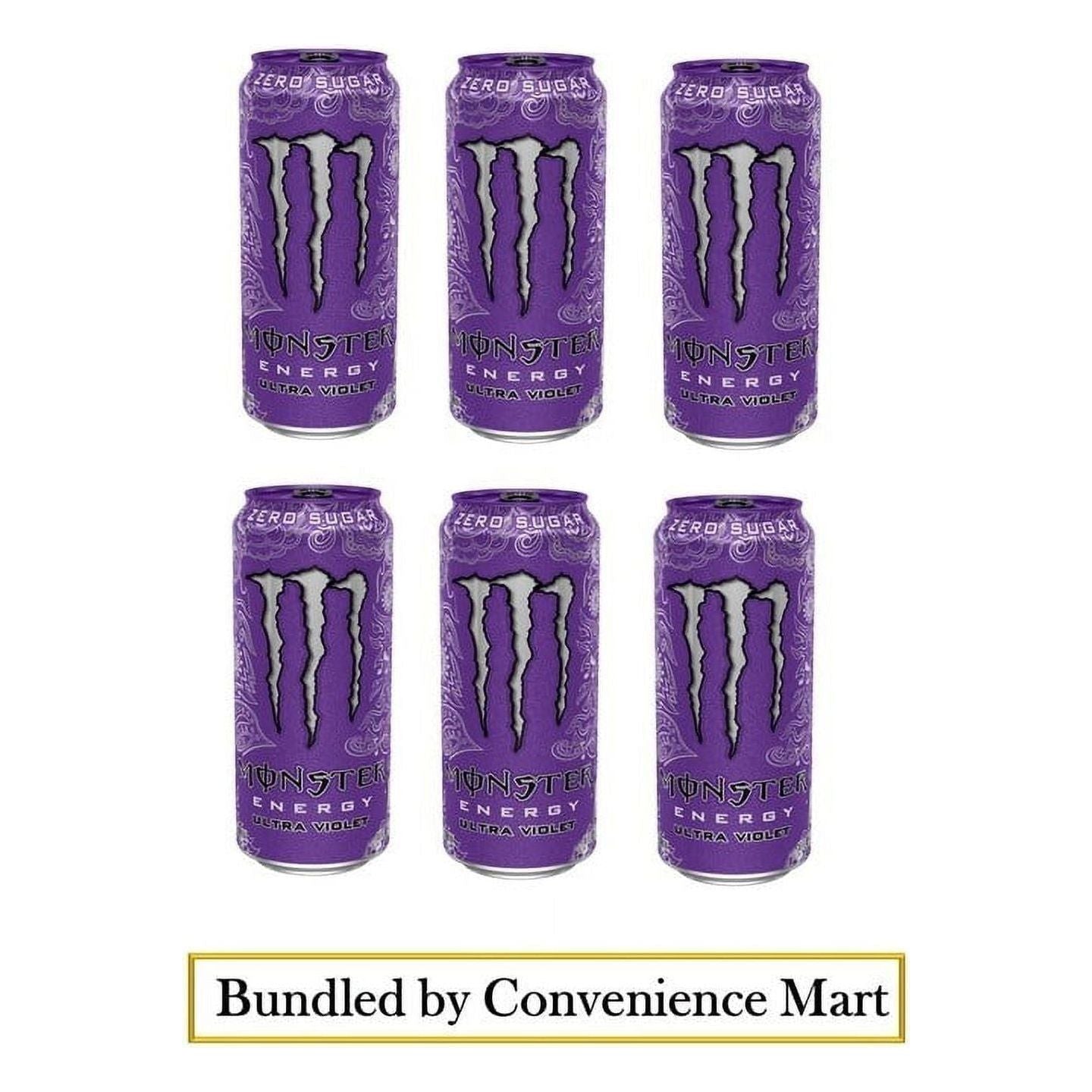 Monster Energy Ultra Violet 6-Pack - 16 oz Cans - Monster Energy