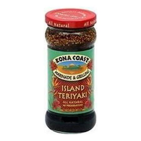Kona Coast Island Teriyaki Marinade & Grilling Sauce - 6 Pack of 15oz Bottles - Kona Coast