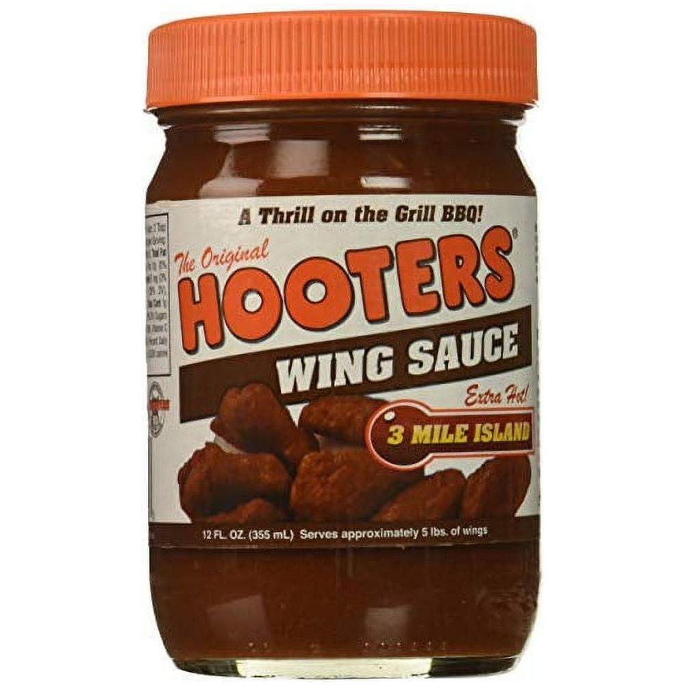 Hooters 3 Mile Island Wing Sauce, 12 oz, 6 Pack - Hooters