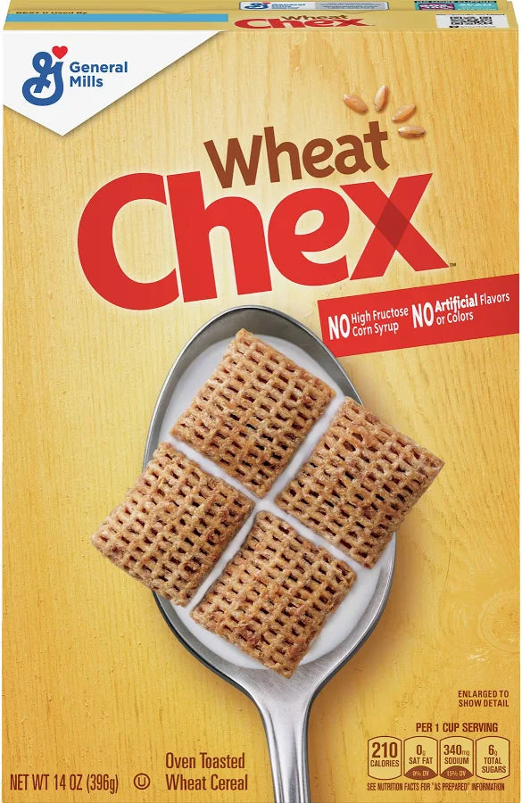 2X - Chex Wheat Breakfast Cereal - 14oz - General Mills - General Mills