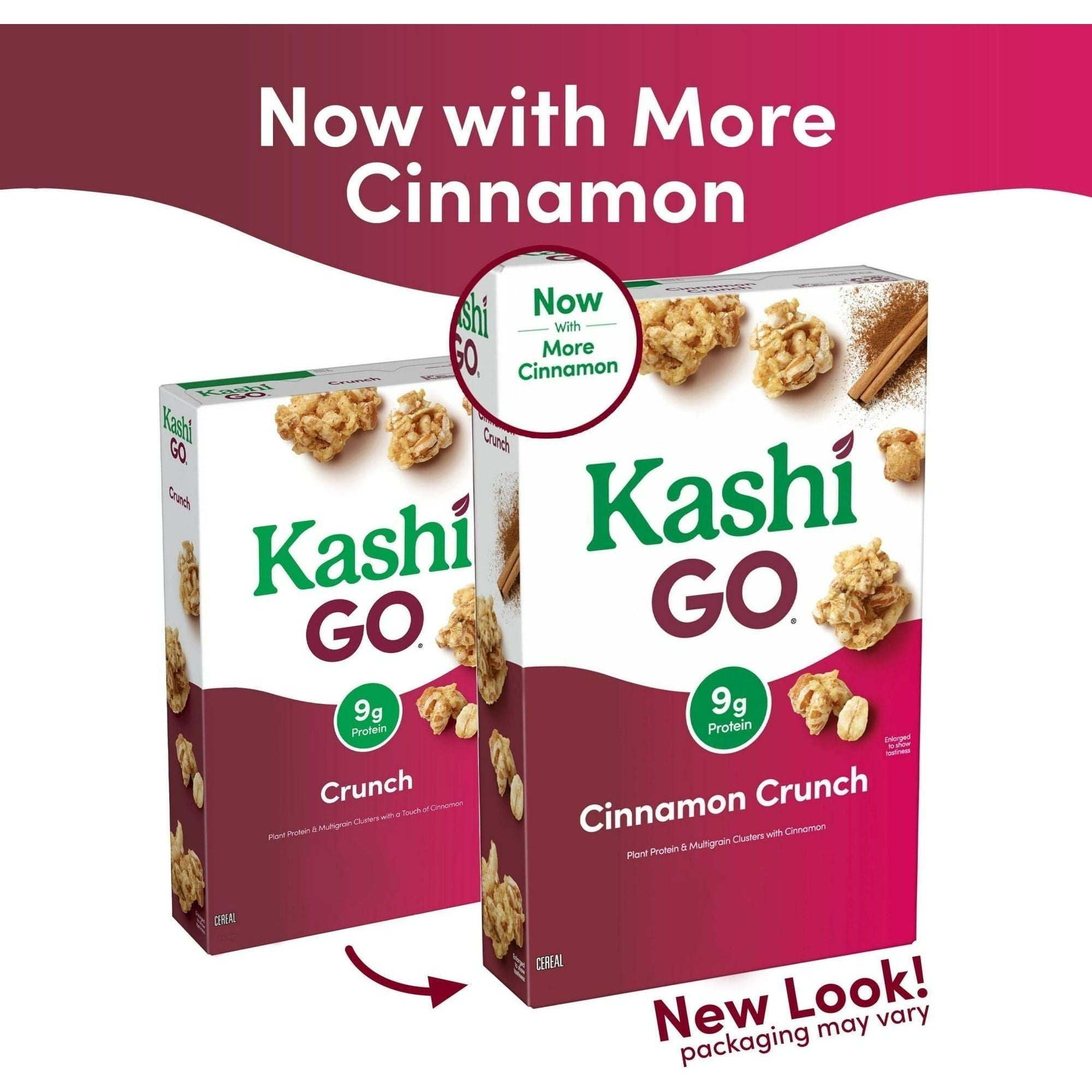 Kashi GOLEAN Crunch Protein-Packed Cereal, 13.8 Ounces (Set of 4) - Kashi