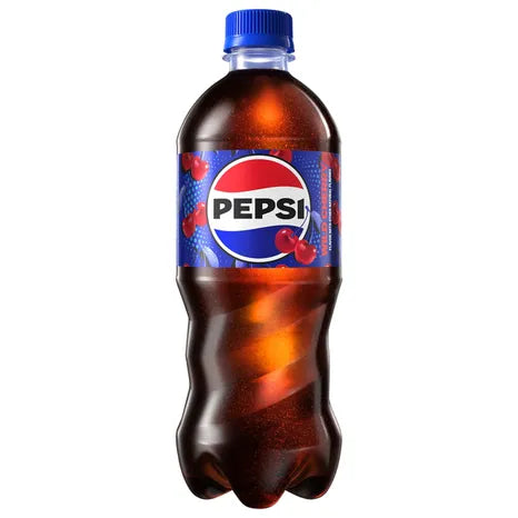 Pack of 2 - Pepsi Cola Wild Cherry Soda Bottle 20 fl oz - Pepsi