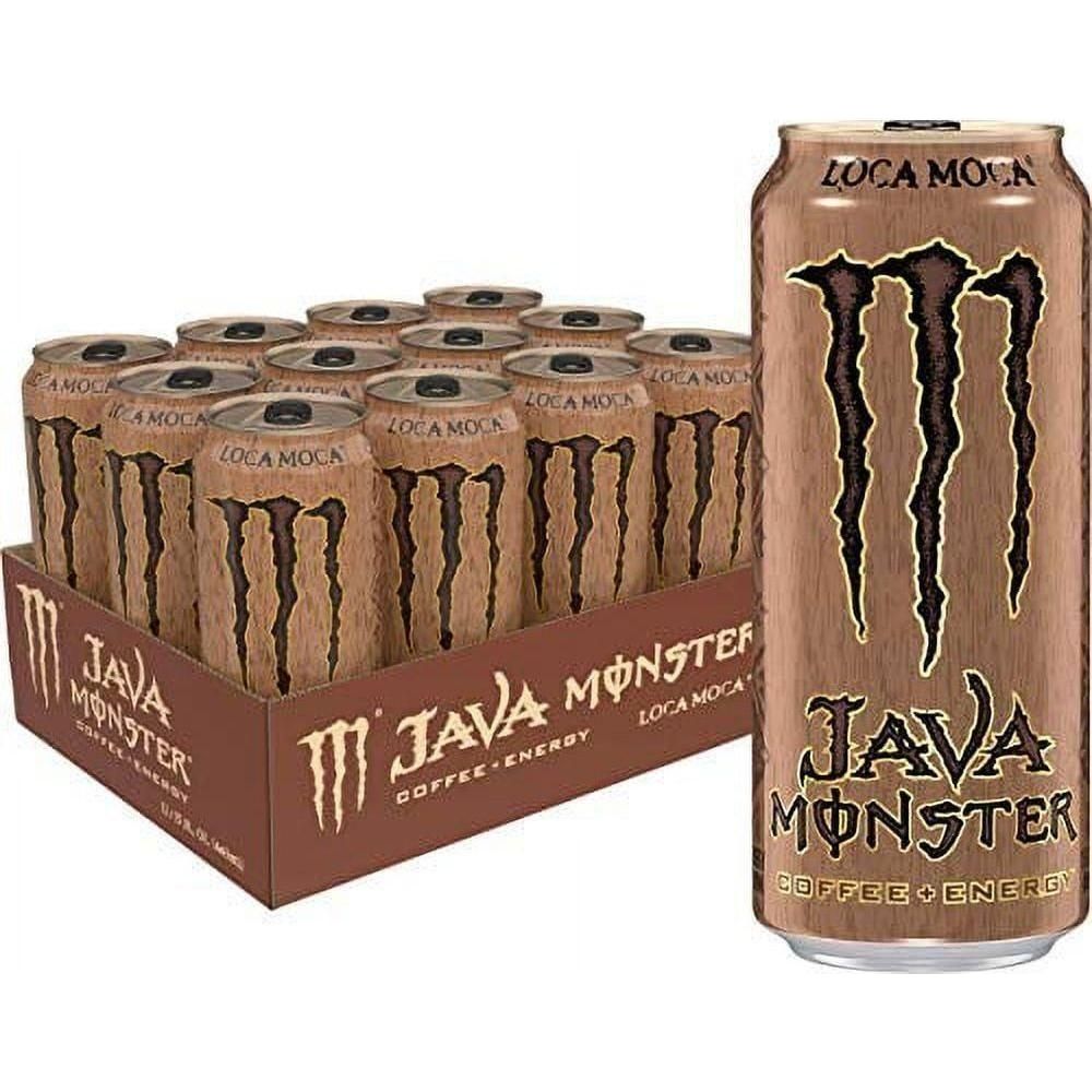 Monster Energy Java Loca Moca - Coffee + Energy Fusion, 15 oz (12-Pack) - Monster Energy
