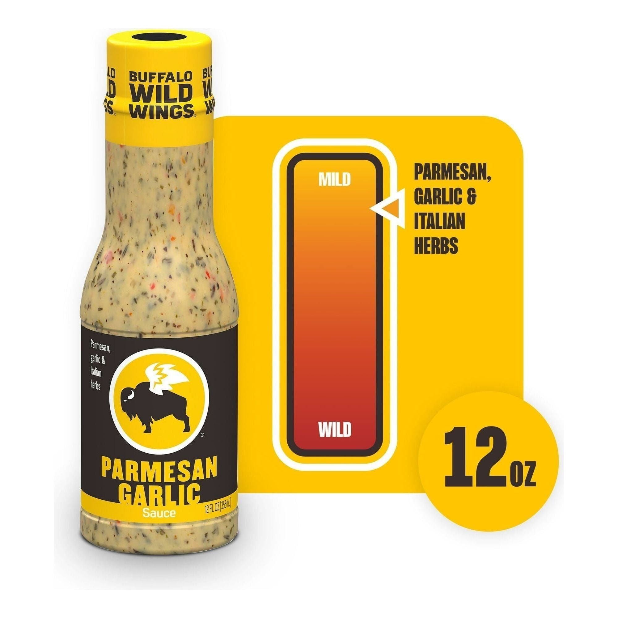 Buffalo Wild Wings Parmesan Garlic Sauce, 12 fl. oz. - Buffalo Wild Wings