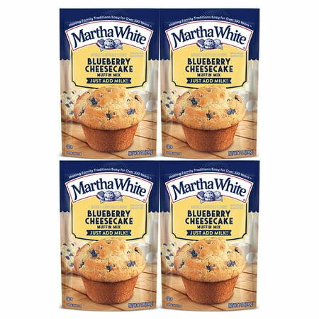 Martha White Blueberry Cheesecake Muffin Mix  7 oz - Palatize Pack of 4 - Palatize