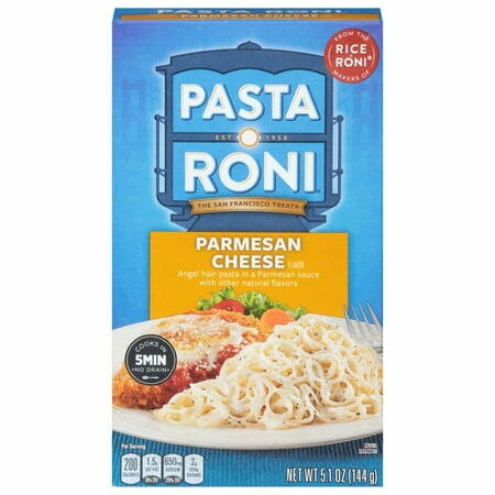 Pack of 4 Pasta Roni Parmesan Cheese Angel Hair Pasta - 5.1 oz - Package may vary - Pasta Roni