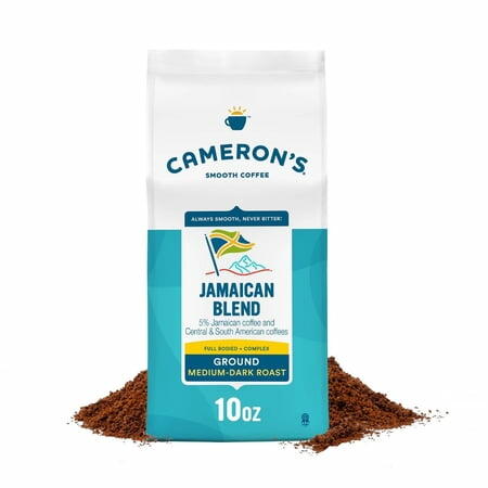 2X Cameron's Jamaican Blend Dark Roast Ground Coffee 10 oz Bags