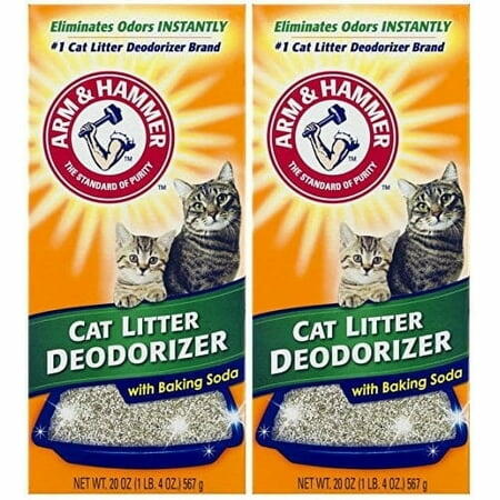 ARM & HAMMER Cat Litter Deodorizer, 20 oz, 2 Pack