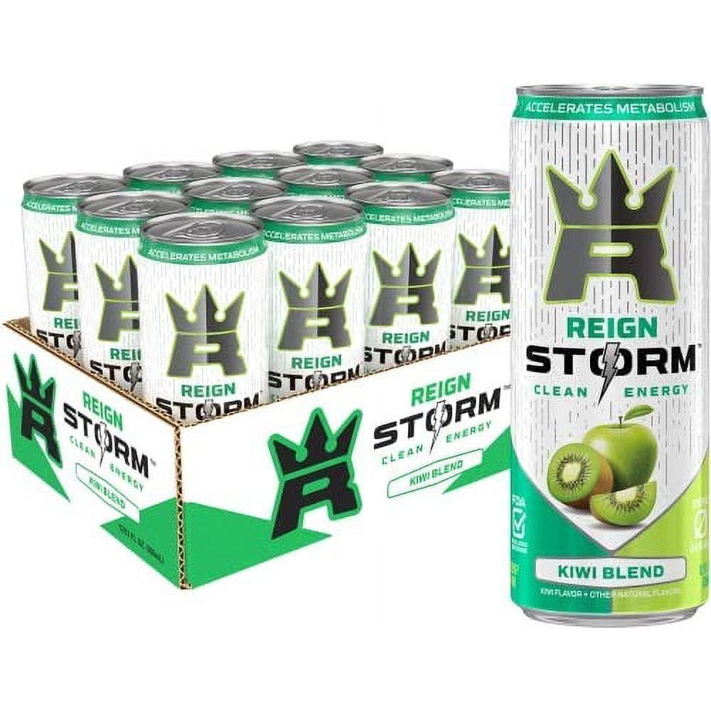 REIGN Storm Kiwi Fusion Energy Drink, 12 Fl Oz (12-Pack) - Reign