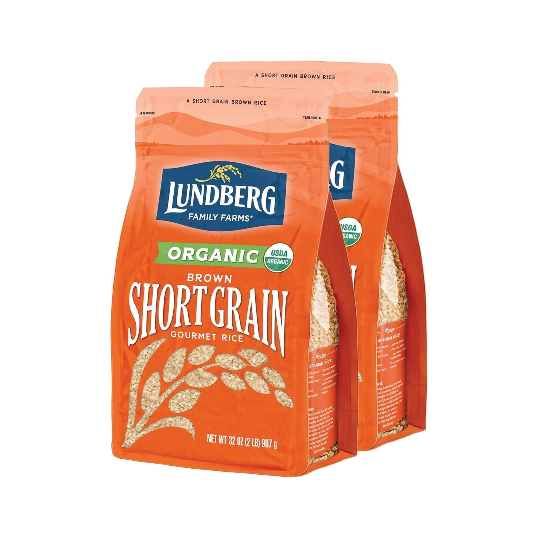 Lundberg Organic Brown Rice, Nutty Aroma, 32 Oz, 2-Pack - Lundberg Family Farms