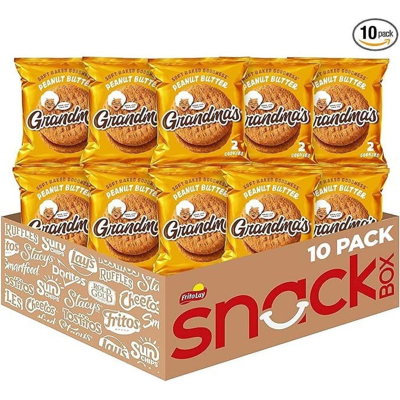 Peanut Butter Bliss Cookies by Grandma, 2.5 Ounce (Pack of 10) - Grandma's