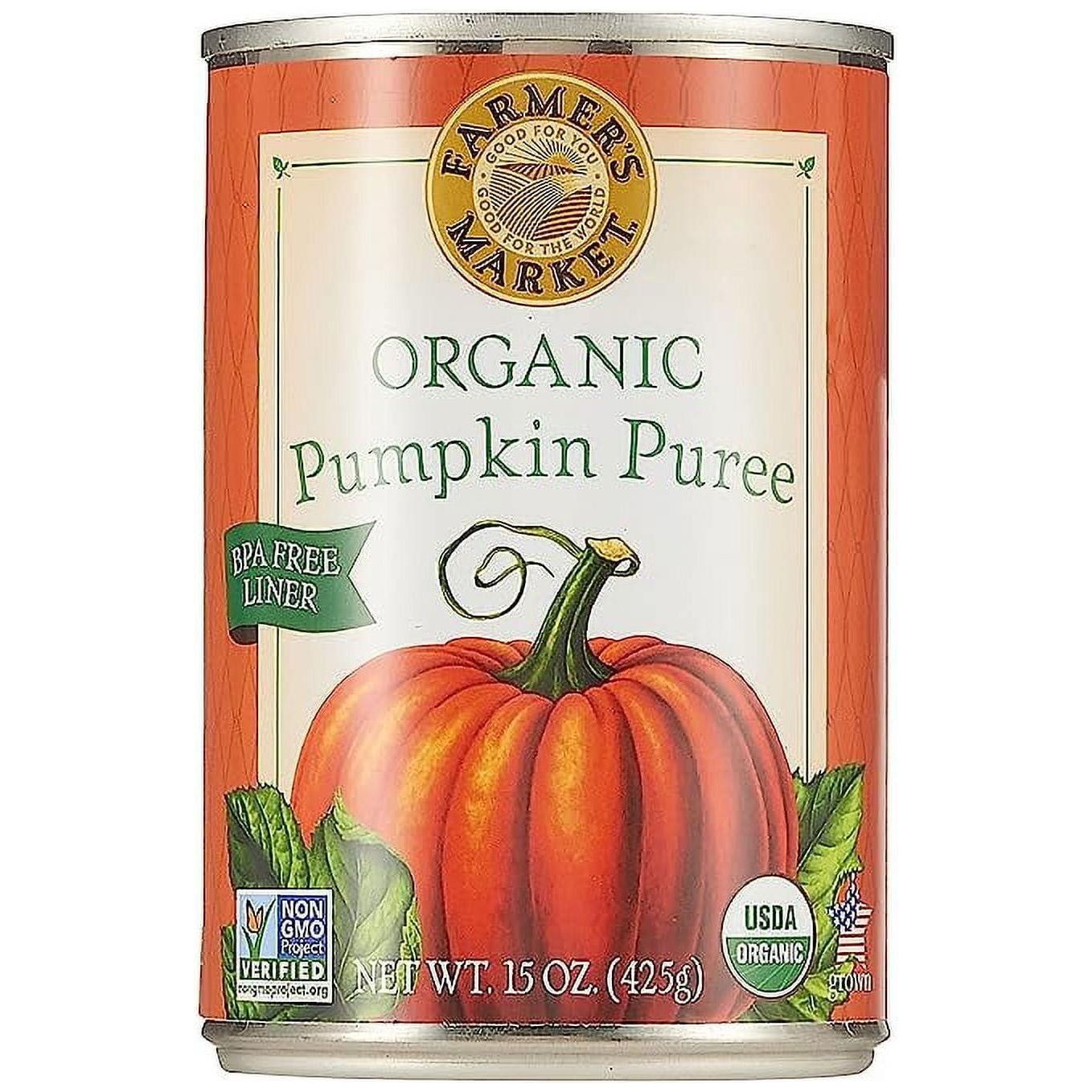 Farmer's Market Organic Pumpkin 15 oz 3-Pack - Farmer's Market