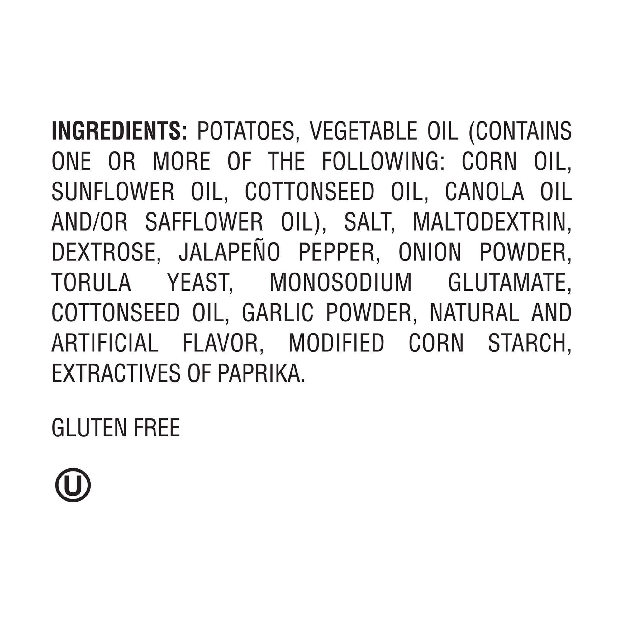 Tim's Cascade Snacks Gluten-Free Jalapeno Potato Chips, Party Size, 13 oz Bag - Tim's