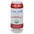 Organic Pomegranate Mango Sparkling Water with Caffeine - 16oz Cans (12-Pack) - Cascade Ice