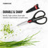 Farberware Edgekeeper Stainless Steel Shears with Black Handle Sleeve with Built-in Sharpening - Farberware