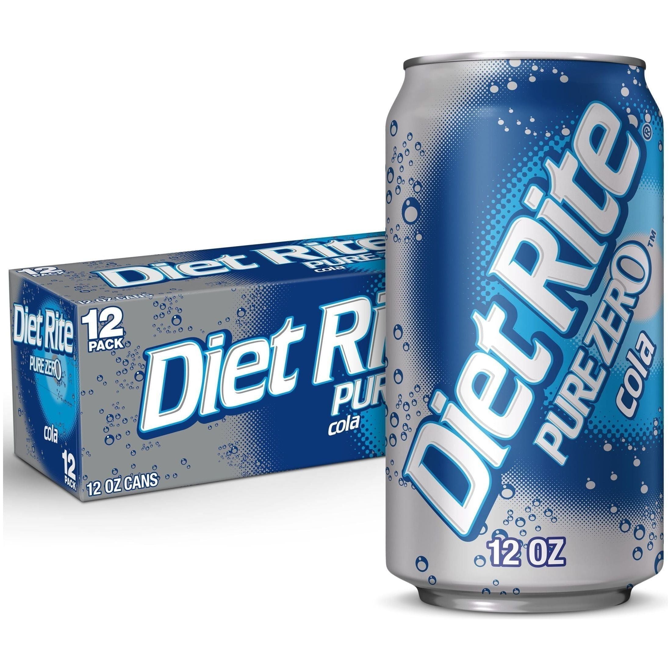 Caffeine-Free Diet Rite Soda, 12 oz Cans - 12 Pack - Diet Rite