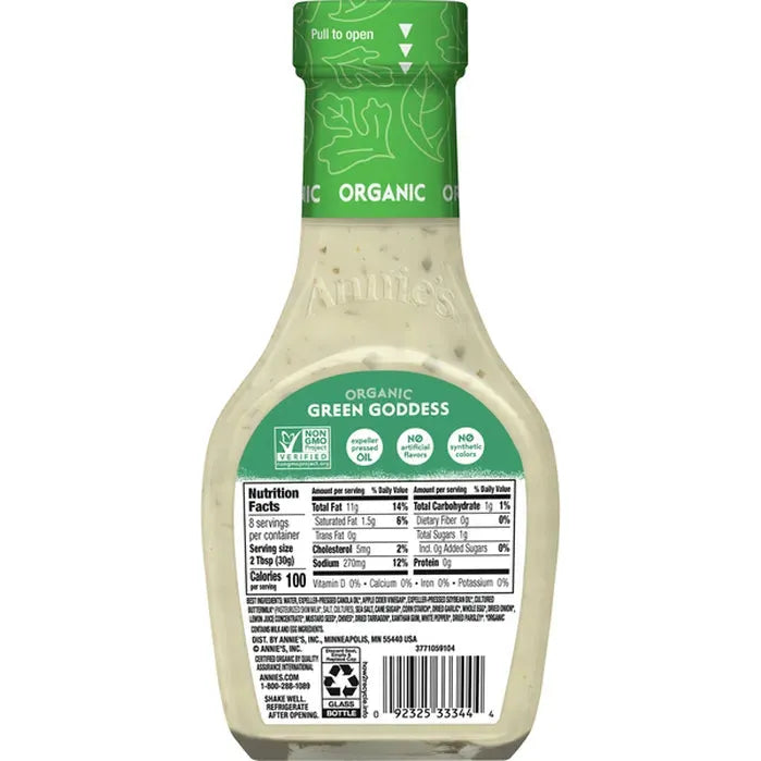 Annie's Organic Green Goddess Dressing - 8 fl oz - Annie's