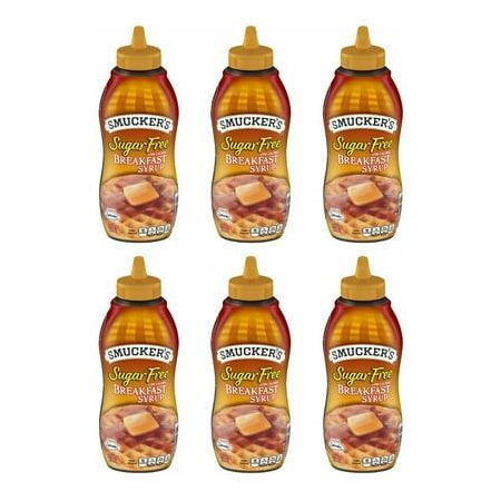 Smucker's Sugar Free Breakfast Syrup 6 Pack 14.5 oz - Smucker's