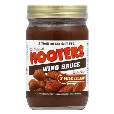 Hooter's Wing Sauce Three Mile Island Pack of 6 - Hooters